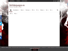 Tablet Screenshot of devideojuegos.es